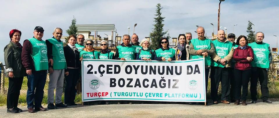TURÇEP ve Turgutlu’daki sivil toplum örgütleri nikel madenine karşı açtıkları dava sonucu yapılan bilirkişi keşfi sırasında Çaldağı’nda